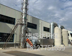 水喷淋+双级活性炭吸附