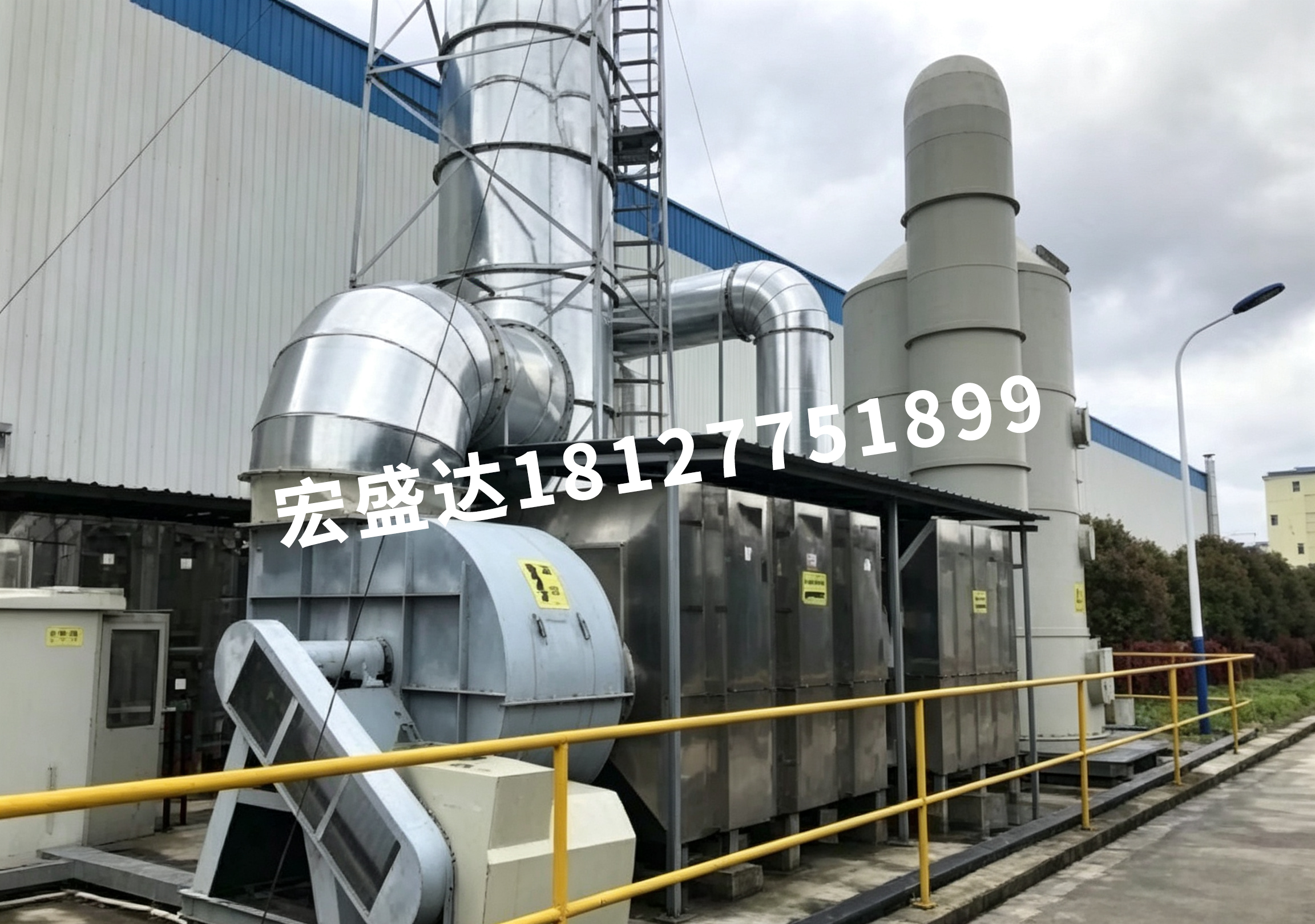 水喷淋加UV光解一体机设备