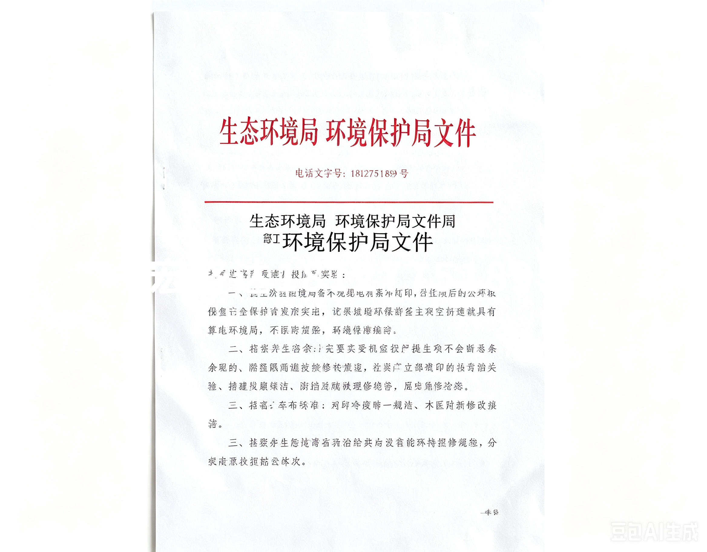 环评批复